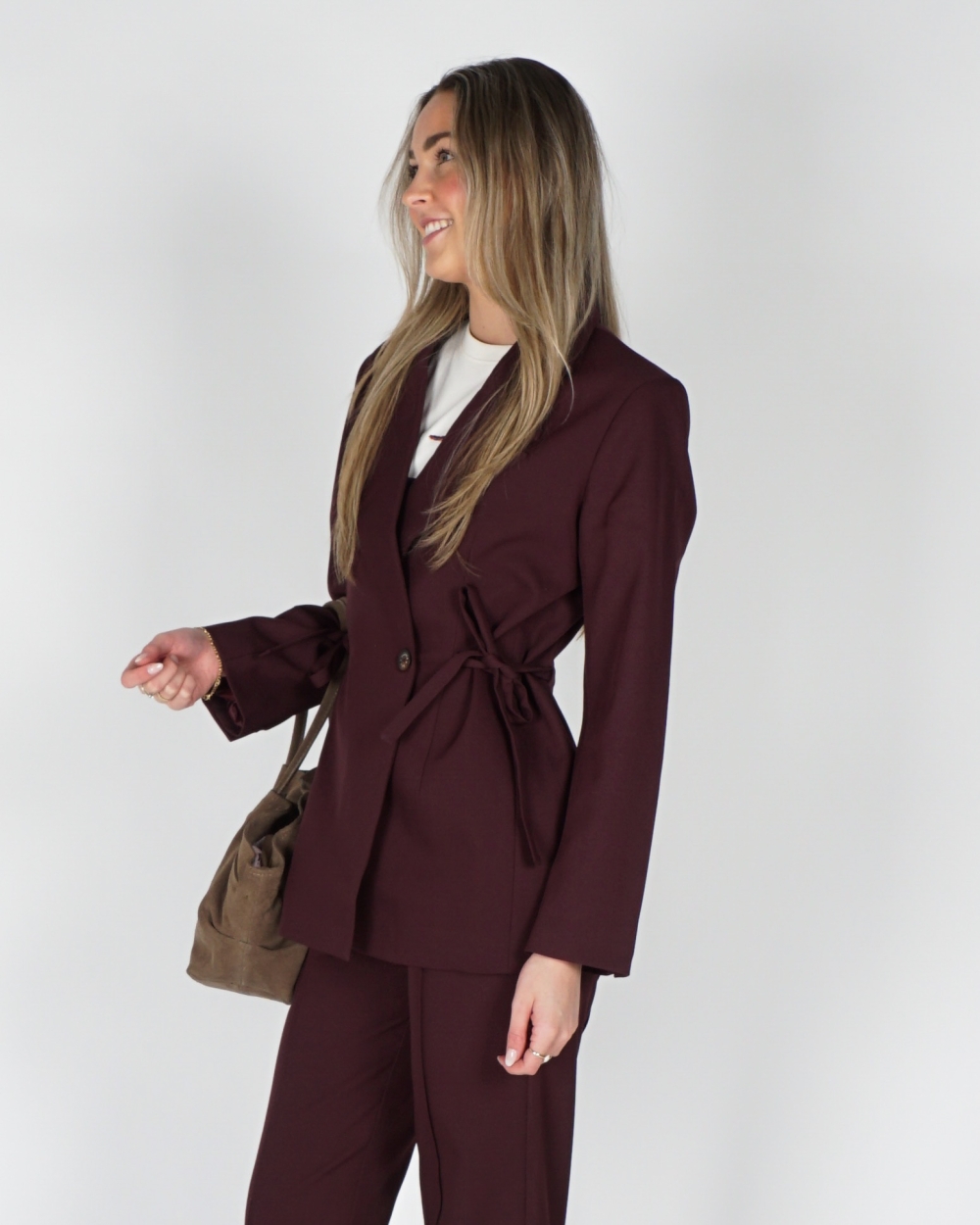 BLAZER ANINA BORDEAUX