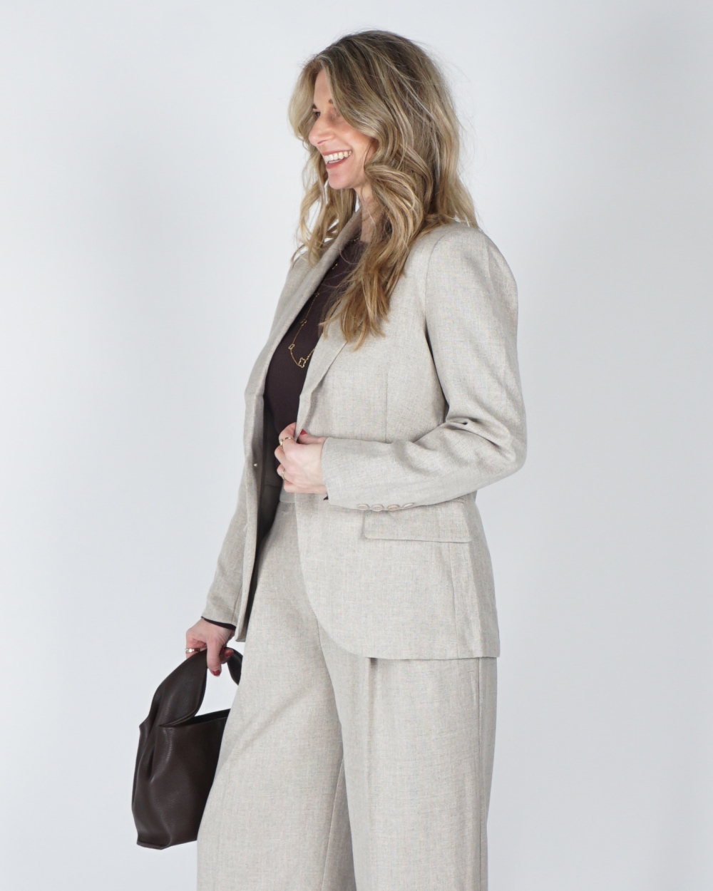 LOREN BLAZER TAUPE