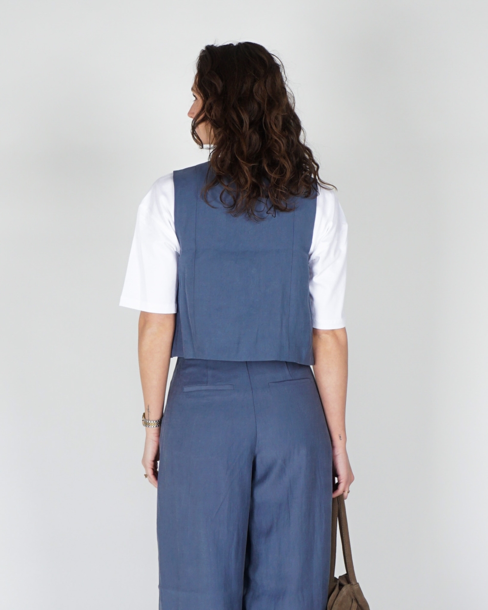 GILET FRODE BLAUW
