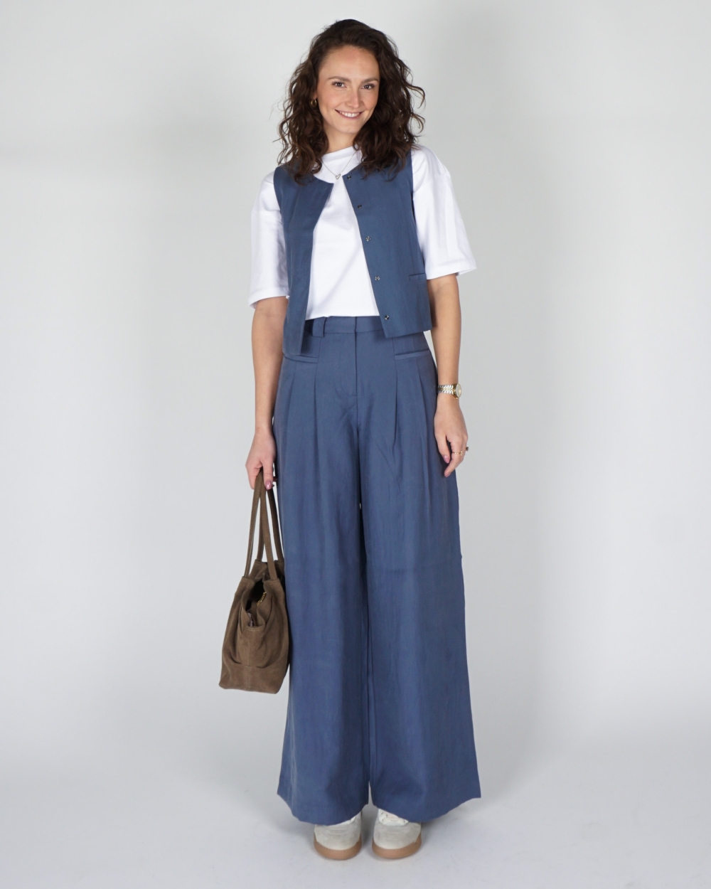 GILET FRODE BLAUW
