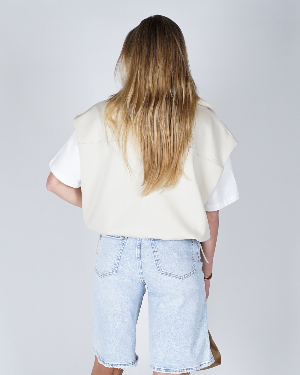 SCUBA GILET BEIGE
