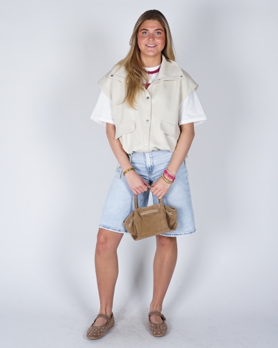 SCUBA GILET BEIGE