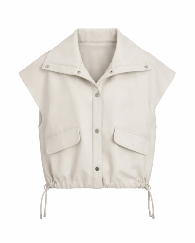 SCUBA GILET BEIGE