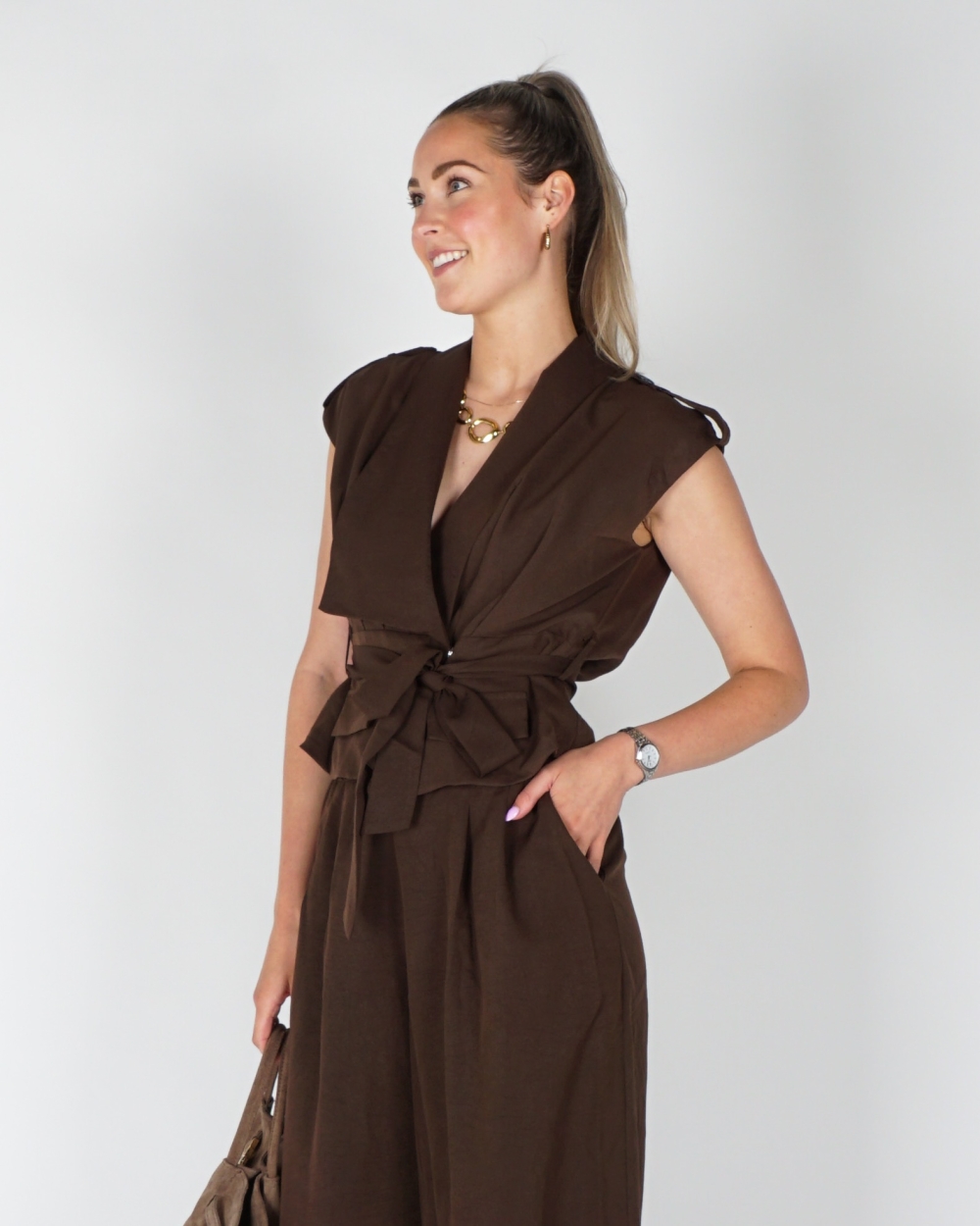 GILET LISA BRUIN