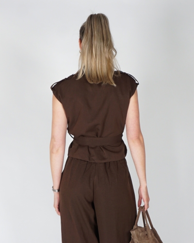 GILET LISA BRUIN