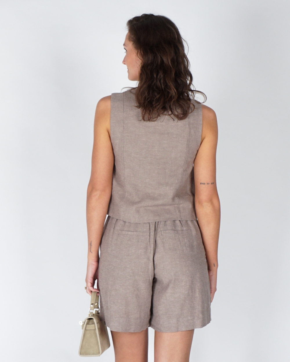GILET VIANA GINIA TAUPE