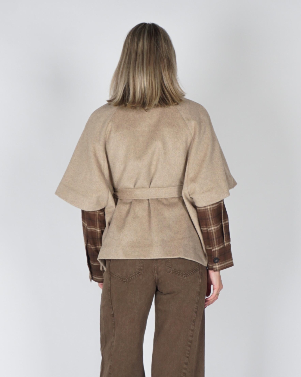 YAYA 02-001090-610 PURE CASHMERE GREY MELANGE