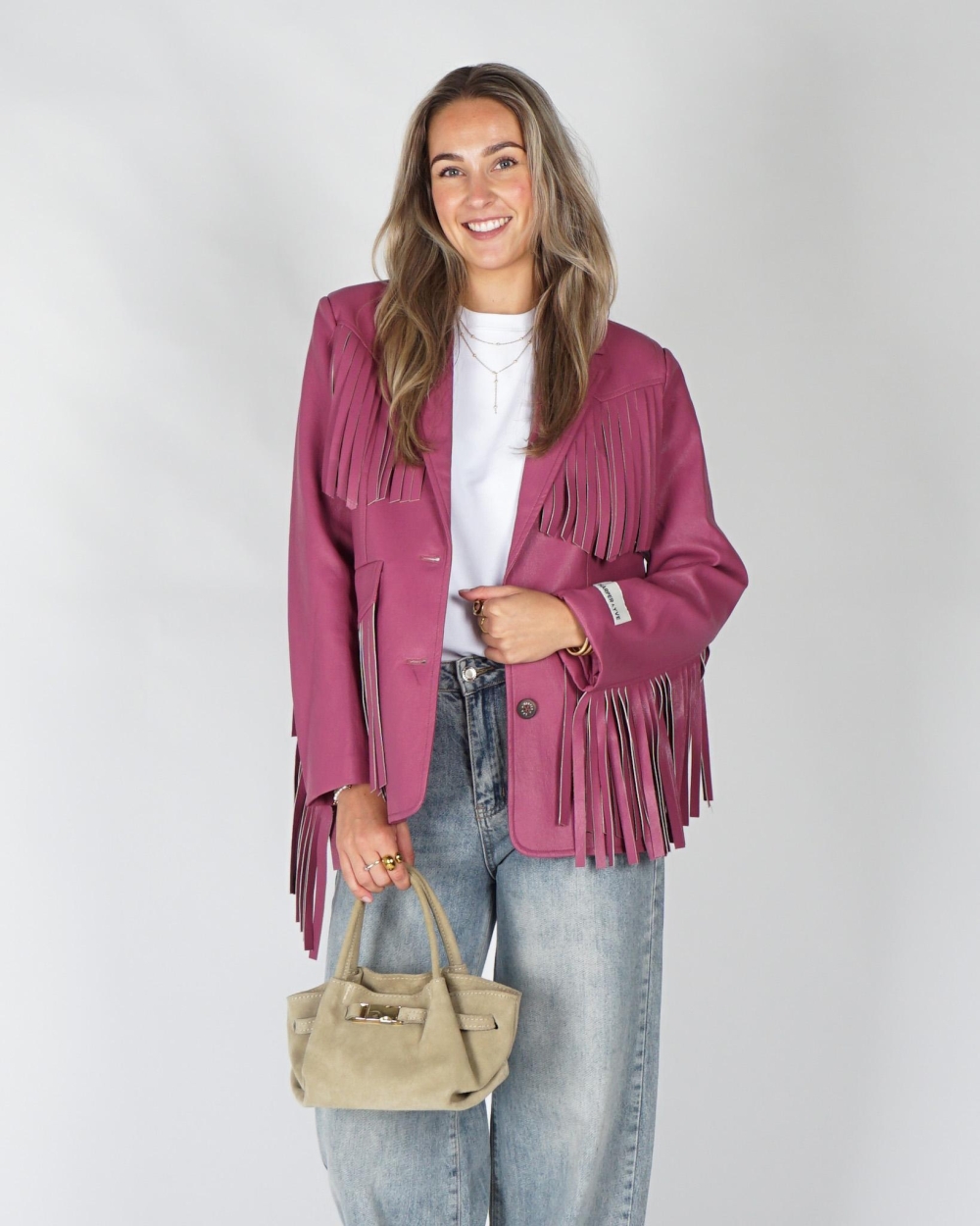 HARPER & YVE BLAZER CASEY Rose
