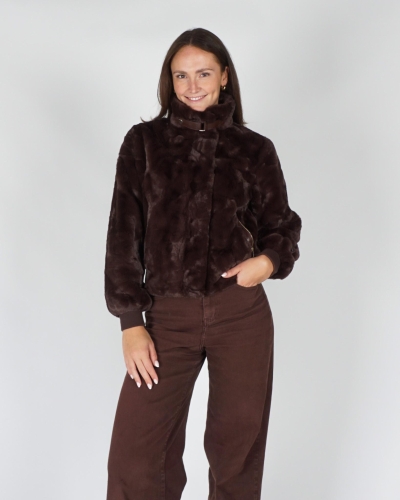 Rino & Pelle JACKET AMBRA Donkerbruin