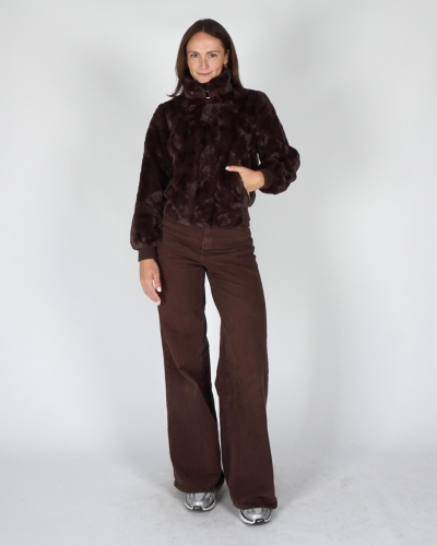 Rino & Pelle JACKET AMBRA Donkerbruin