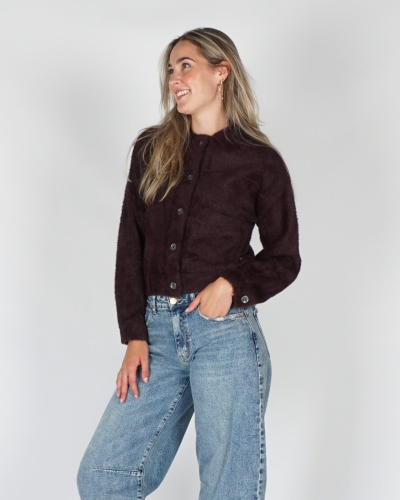 Rino & Pelle JACKET BUBBLY Aubergine