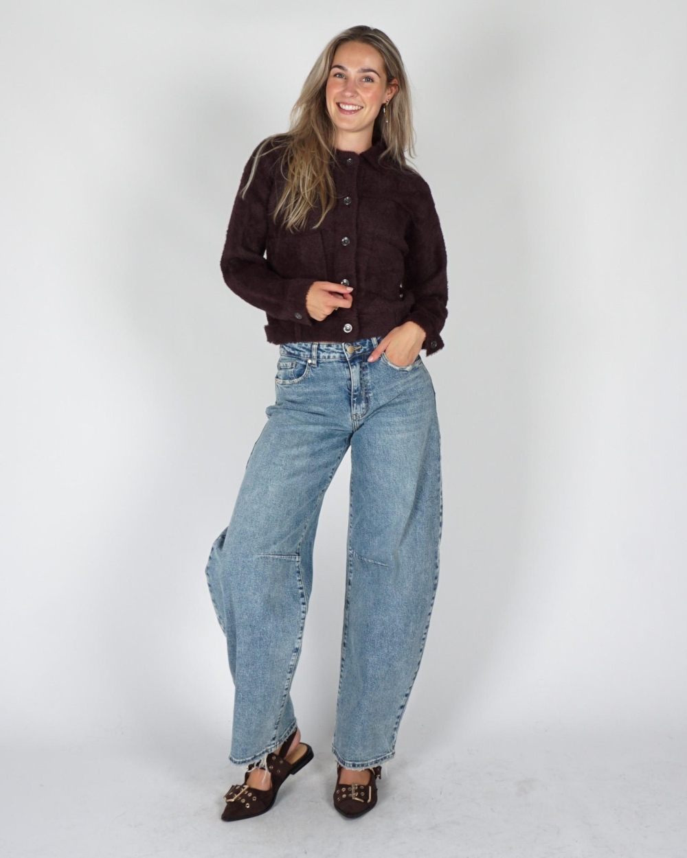 Rino & Pelle JACKET BUBBLY Aubergine