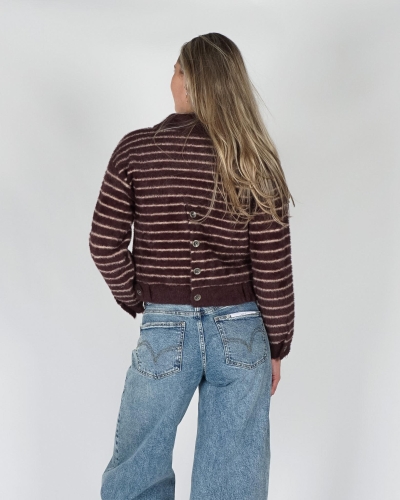 Rino & Pelle JACKET BUBBLY Aubergine