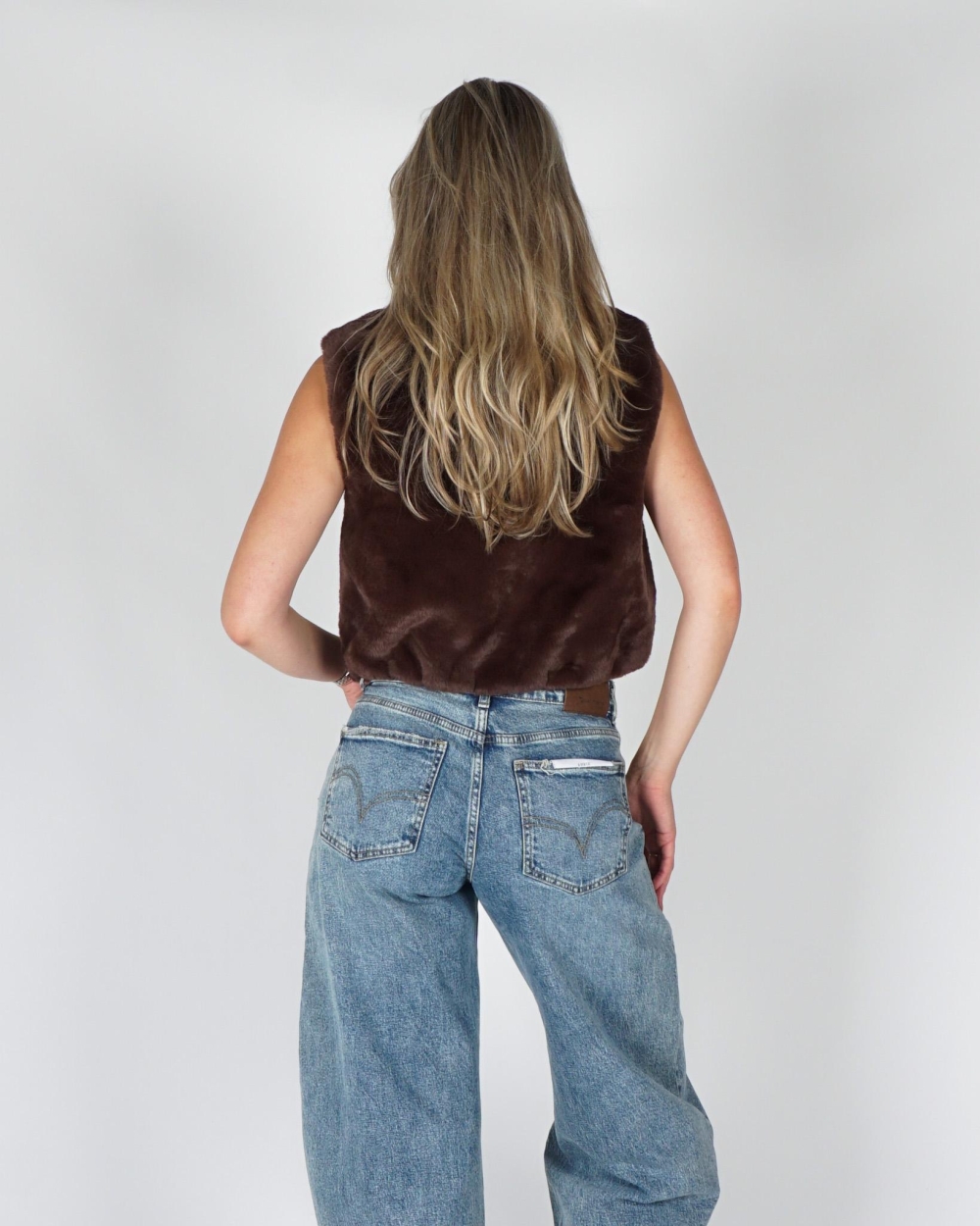Rino & Pelle WAISTCOAT NIKKI Bruin