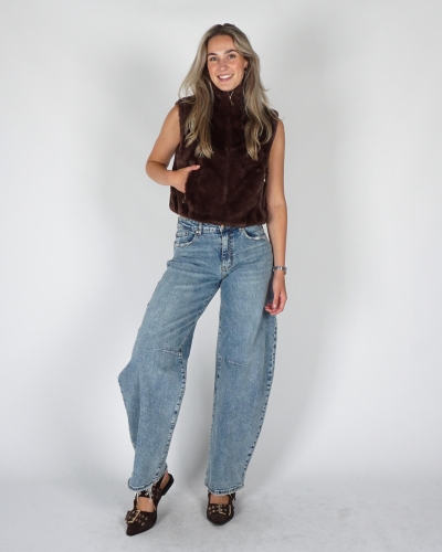 Rino & Pelle WAISTCOAT NIKKI Bruin