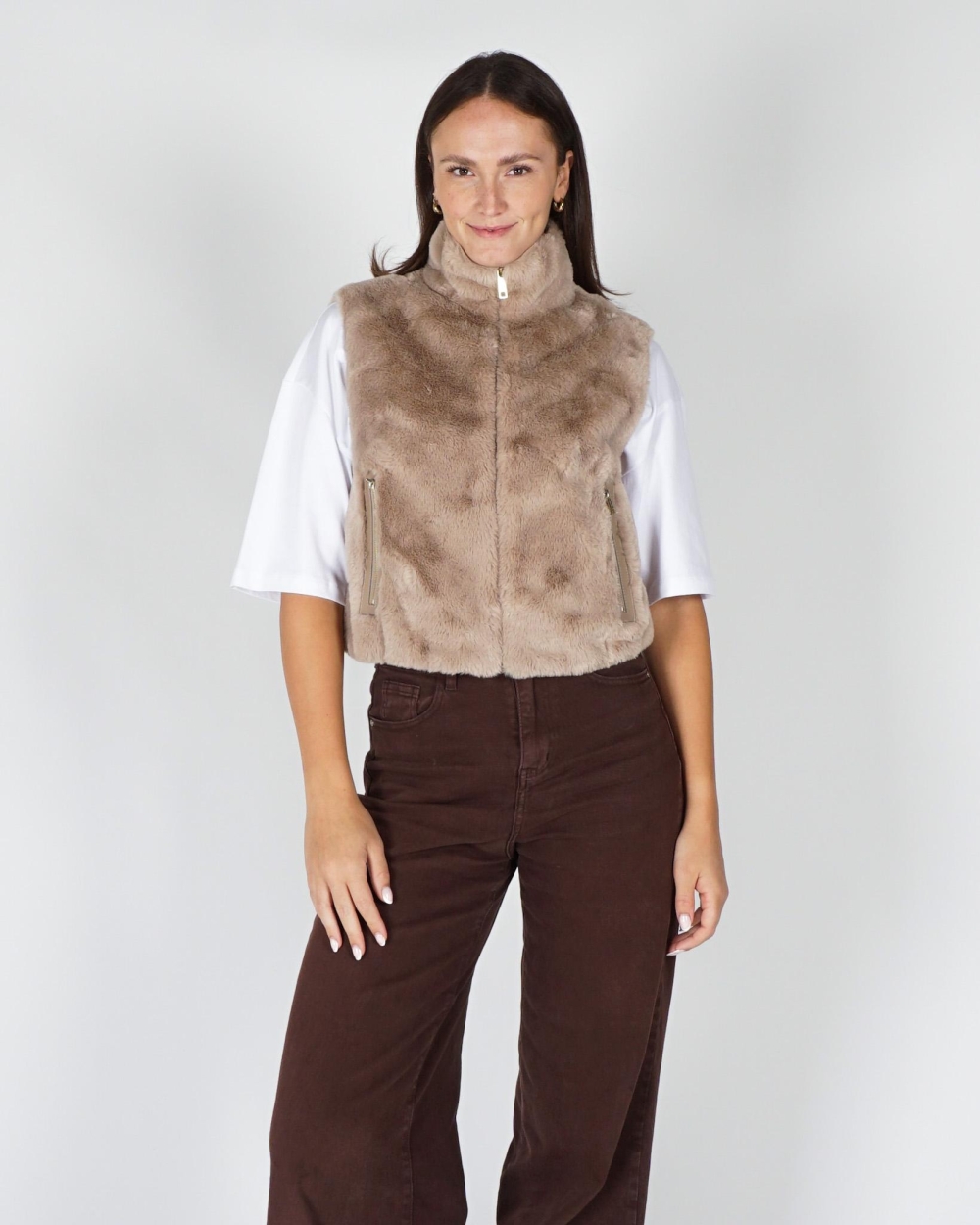 Rino & Pelle WAISTCOAT NIKKI Beige