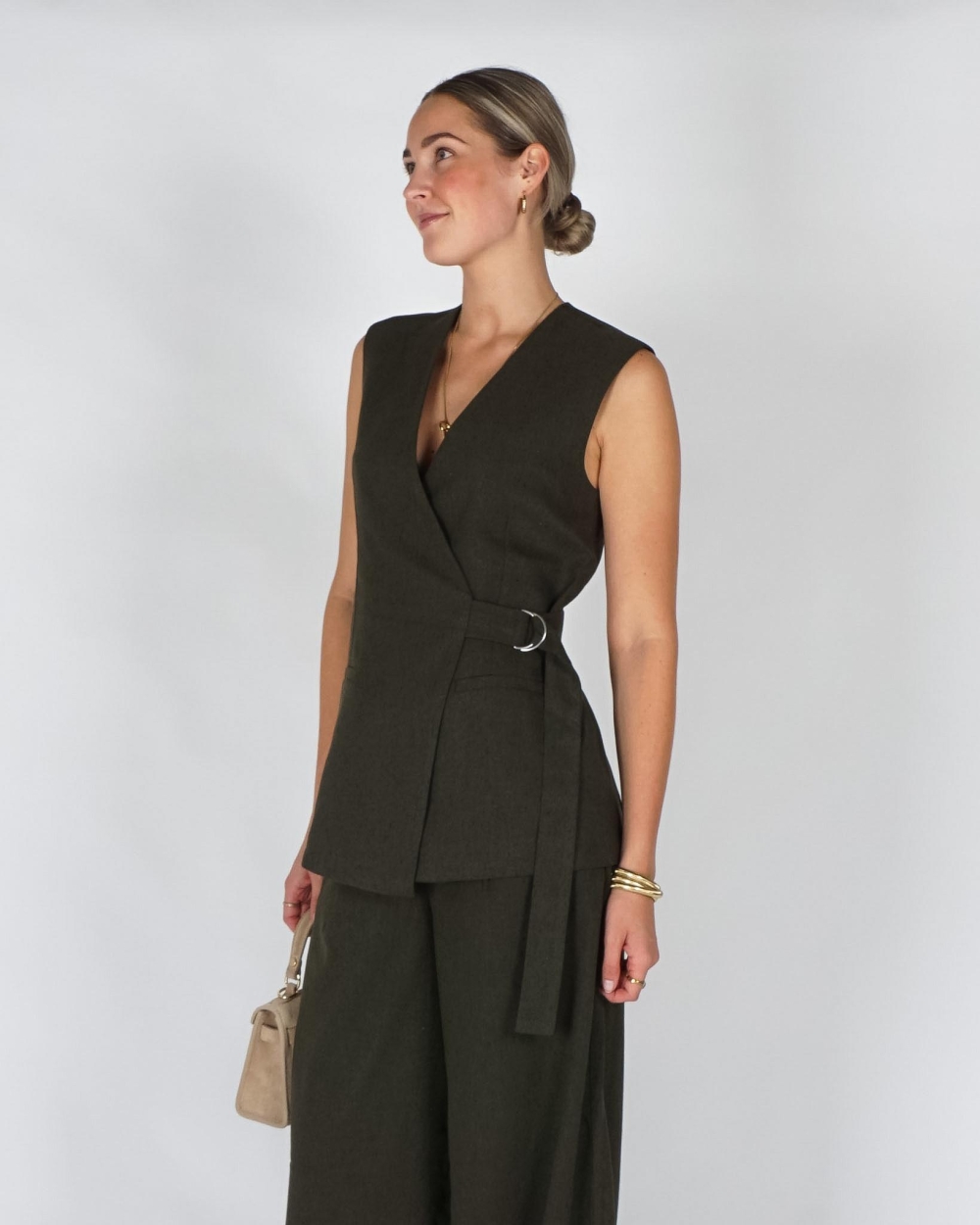 MSCH Copenhagen WAISTCOAT CARBIE Groen