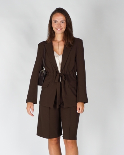 Gossip BLAZER MET STRIK Bruin