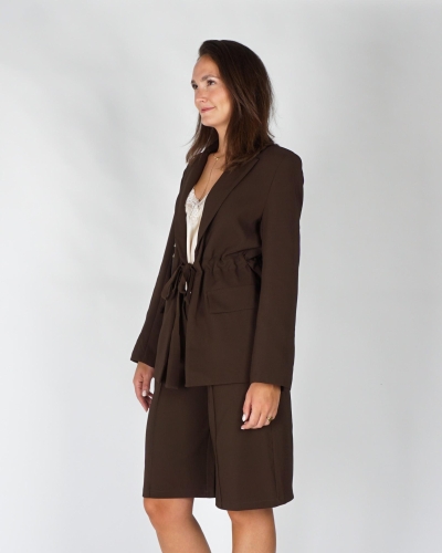 Gossip BLAZER MET STRIK Bruin