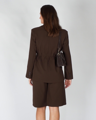 Gossip BLAZER MET STRIK Bruin