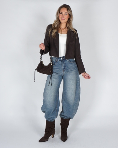 Gossip KORTE BLAZER Bruin
