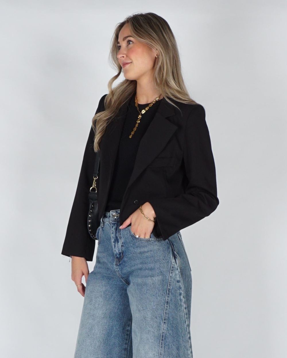Gossip KORTE BLAZER Zwart