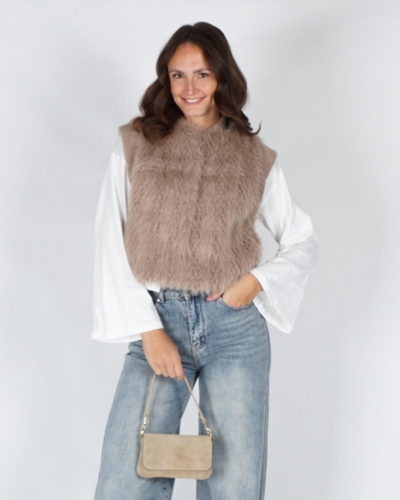 Rino & Pelle 7002612 FAUX FUR WAISTCOAT ALVITA
