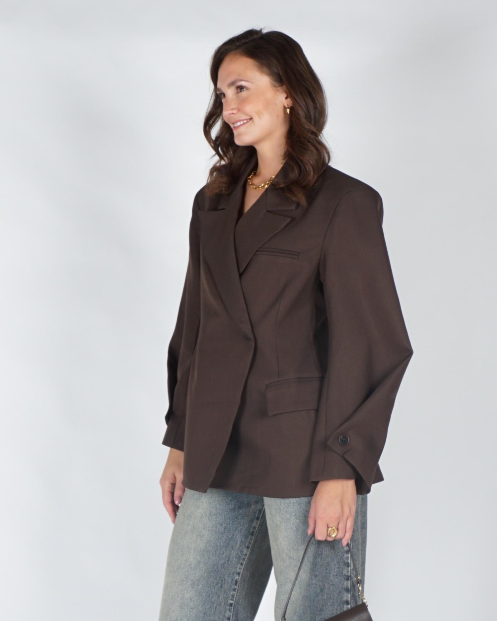 Gossip OVERSIZED BLAZER KNOOPDETAILS Bruin