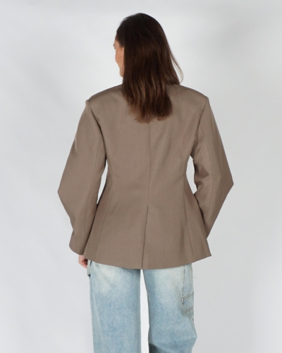 Gossip OVERSIZED BLAZER KNOOPDETAILS Taupe