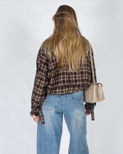 Gossip CHECK JACKET BIG POCKETS Bruin