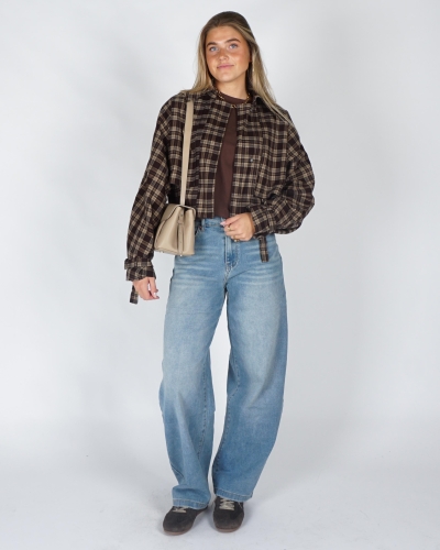 Gossip CHECK JACKET BIG POCKETS Bruin