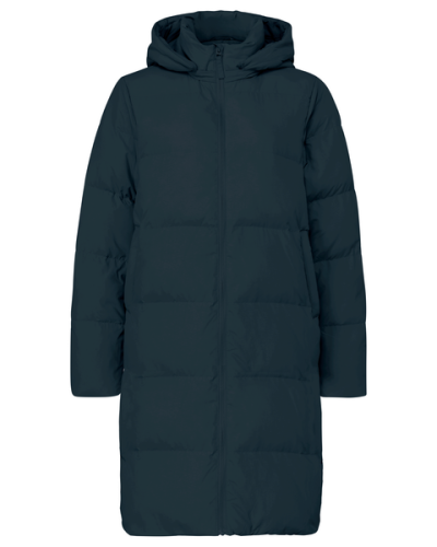YAYA LANGE PUFFER JAS ZWART 