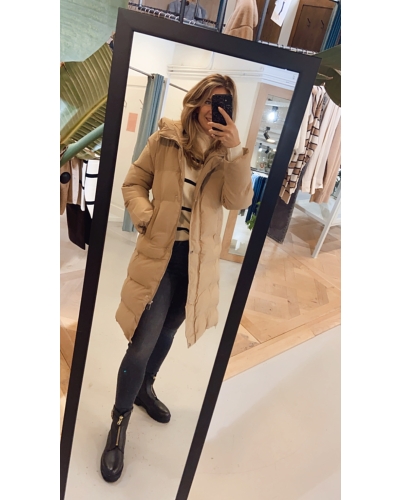 Gossip LANGE PUFFER JAS BEIGE