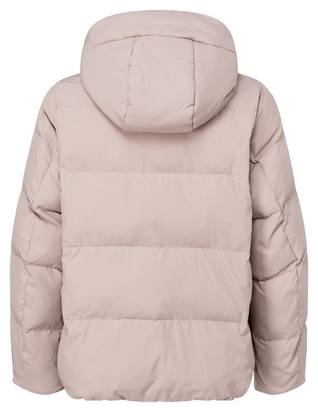 KORTE PUFFER JAS MET AFNEEMBARE CAPUCHON