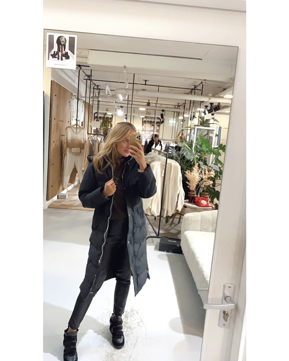 PUFFER JAS AMSTERDAM ZWART
