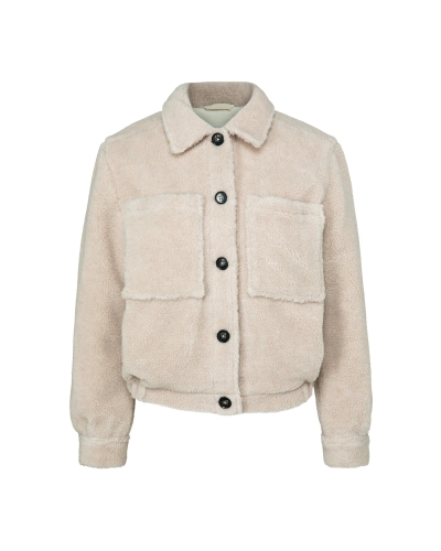 YAYA TEDDY JACK MET KNOPEN EN BORSTZAKKEN 