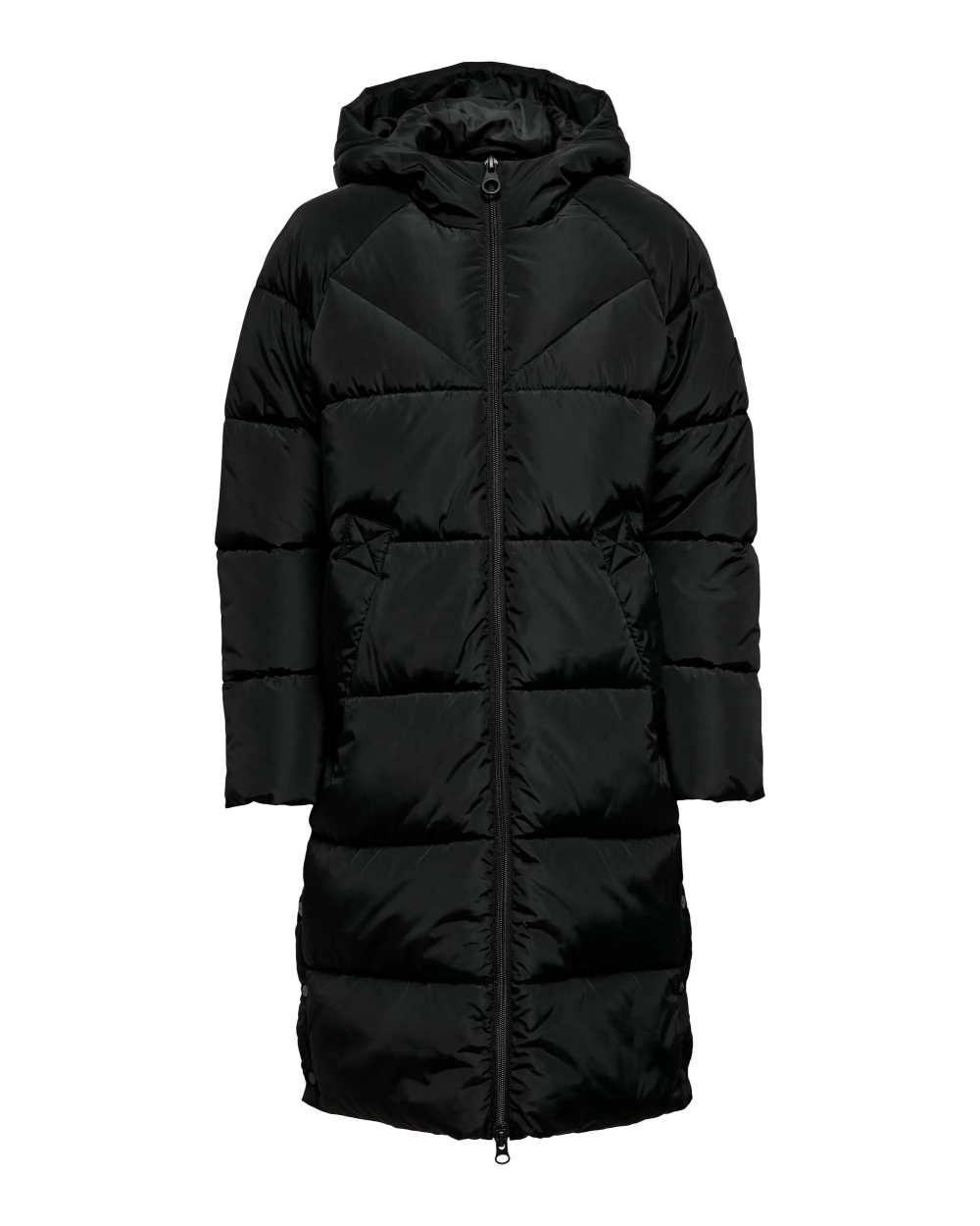 AMANDA LONG PUFFER COAT ZWART