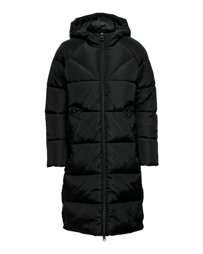 AMANDA LONG PUFFER COAT ZWART