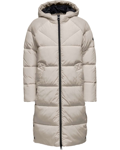 Only AMANDA LONG PUFFER COAT BEIGE