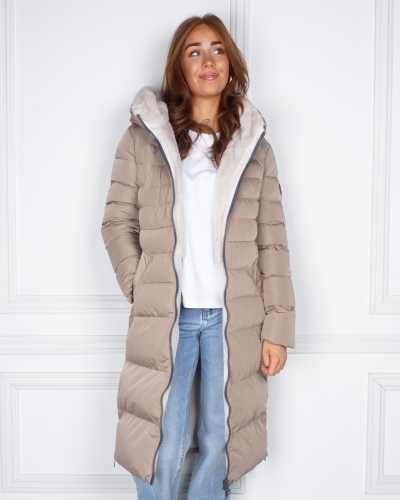 Rino & Pelle WINTERJAS KEILAFUR TAUPE