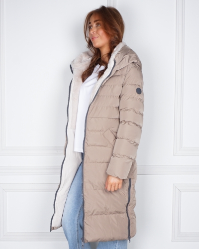 Rino & Pelle WINTERJAS KEILAFUR TAUPE