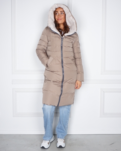 WINTERJAS KEILAFUR TAUPE