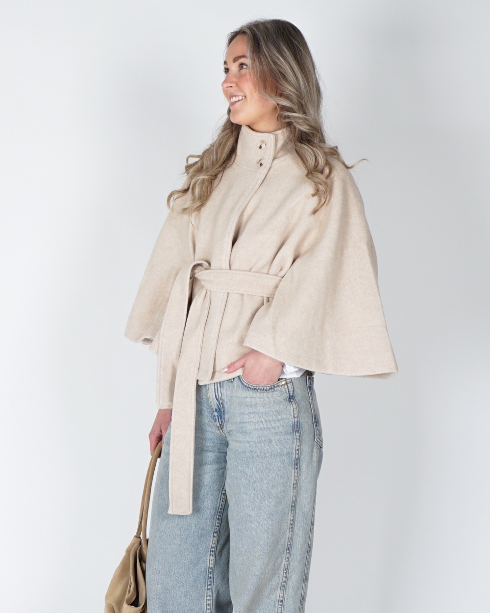 CAPE JAS ZANNA BEIGE
