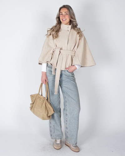 CAPE JAS ZANNA BEIGE