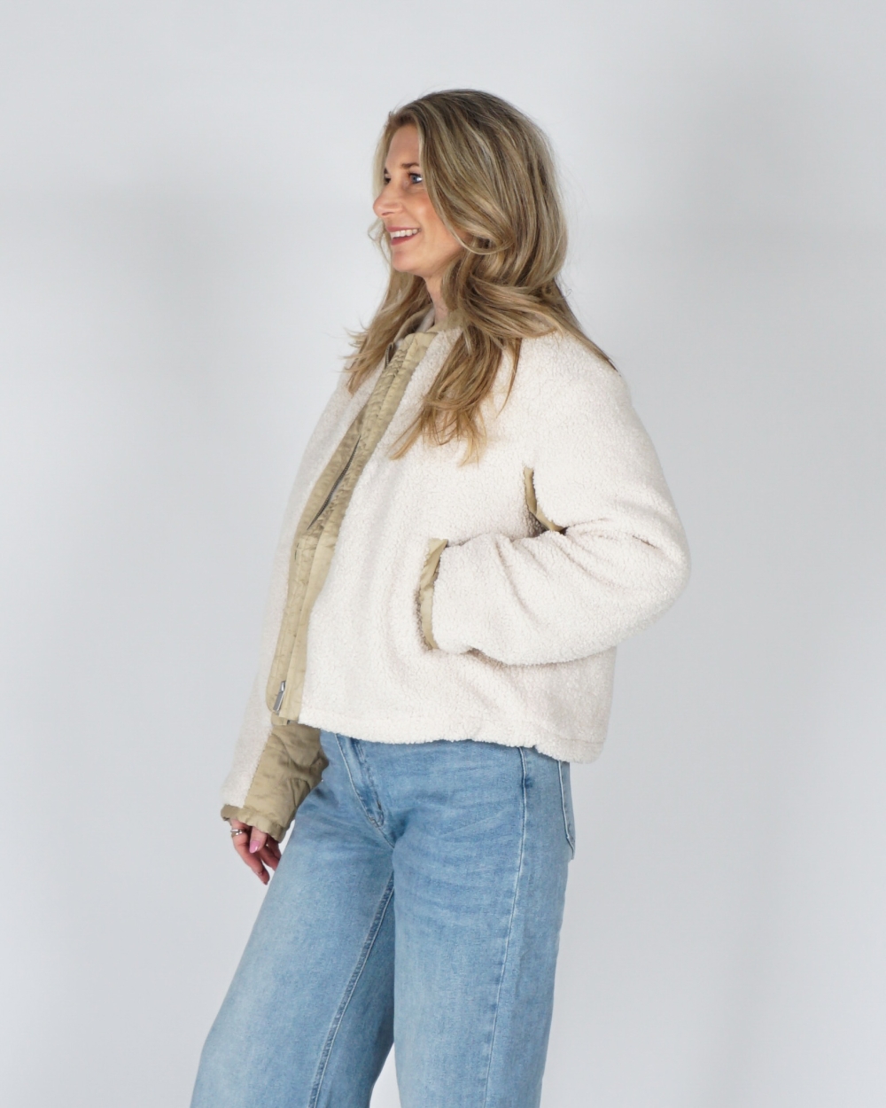 TEDDY JACKET LATHA BEIGE