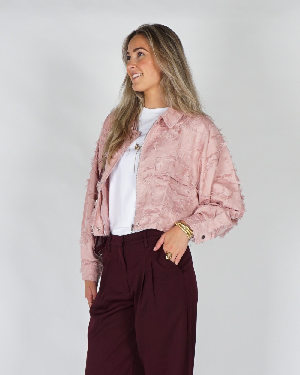 Studio Amaya JACKET CALIRA Rose