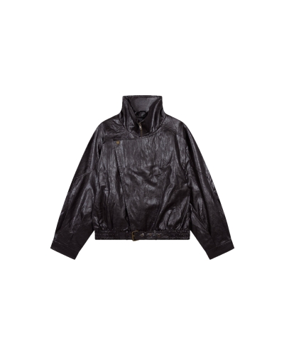 Refined Department LEATHERLOOK JAS LEE Donkerbruin