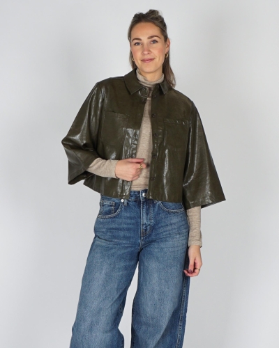 Nukus JACKET MARA PU Groen