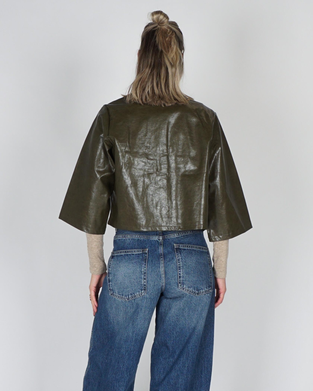 Nukus JACKET MARA PU Groen