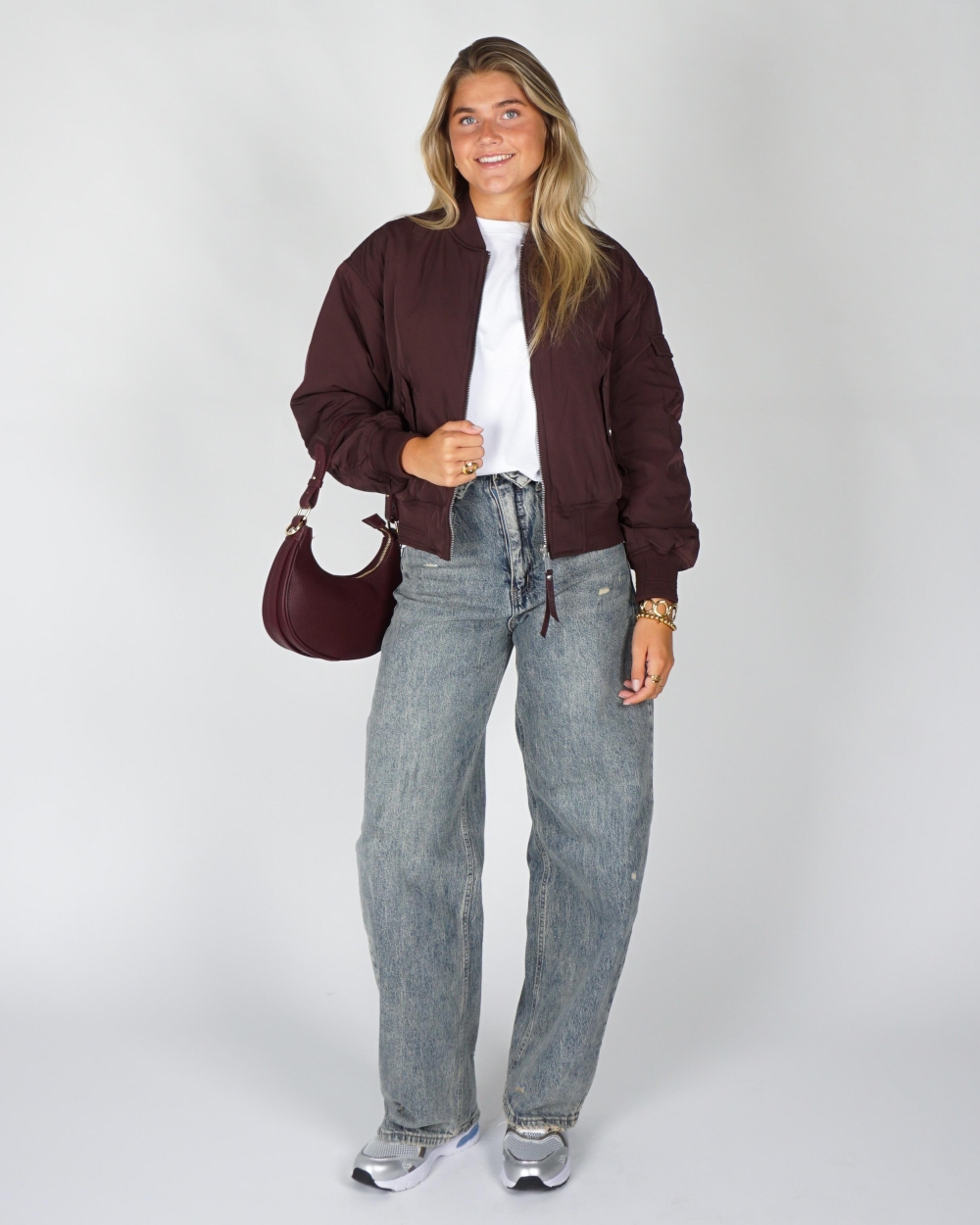 Rino & Pelle BOMBER JACKET DJENNA Bordeaux